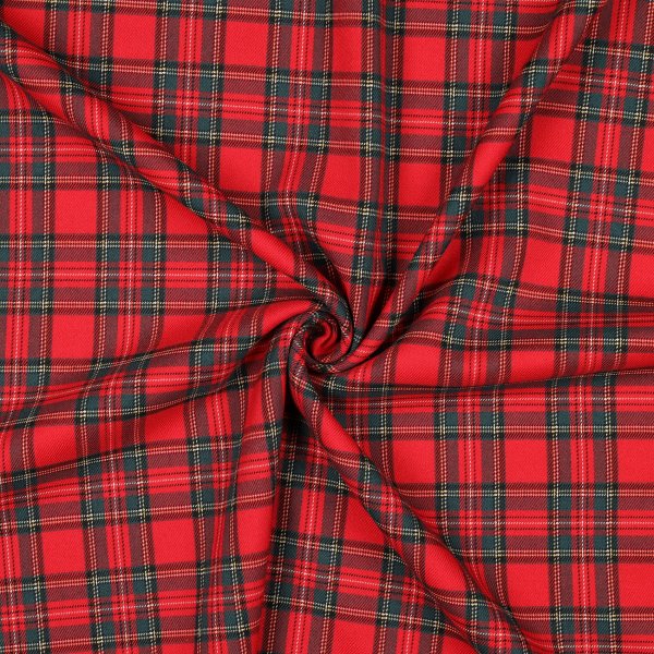 Scottish Check 002 Red