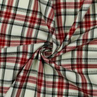 Scottish Check 005 Ecru