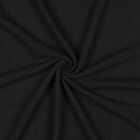Leinen Viskose Washed 001 Schwarz