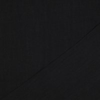Leinen Viskose Washed 001 Schwarz