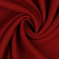 Leinen Viskose Washed 013 Dark Red