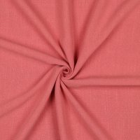 Leinen Viskose Washed 014 Coral