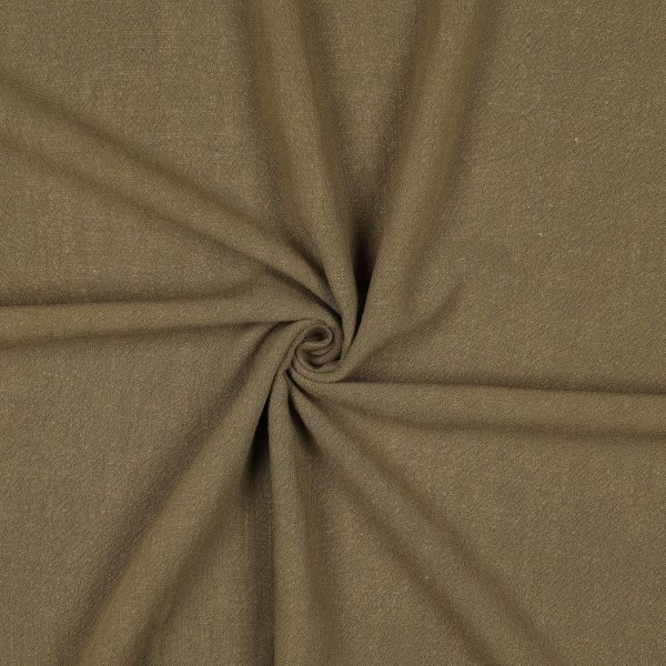 Leinen Viskose Washed 022 Olive