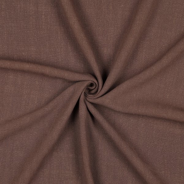 Leinen Viskose Washed 033 Brown