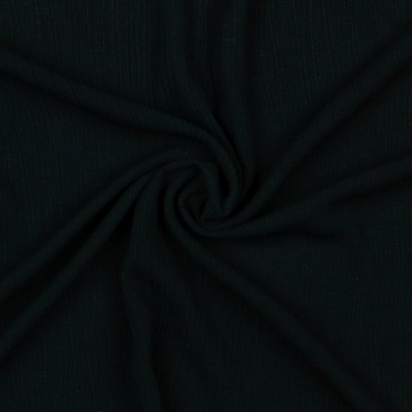 Leinen Viskose Crinkle 001 Schwarz