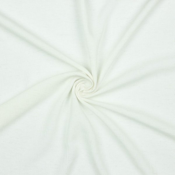 Leinen Viskose Crinkle 002 Off White