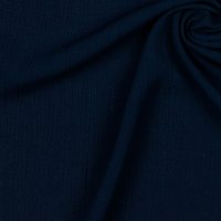 Leinen Viskose Crinkle 007 Navy