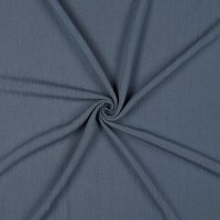 Leinen Viskose Crinkle 014 Blue Shadow