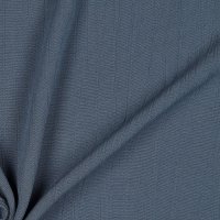 Leinen Viskose Crinkle 014 Blue Shadow