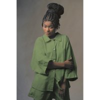 Leinen Viskose Crinkle 018 Mulberry