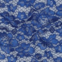 Spitzenstoff 2 Seitig 006 Cobalt