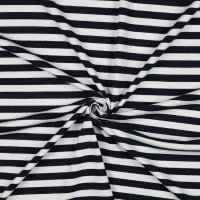 Jersey Yarn Dyed Stripes 004 Navy