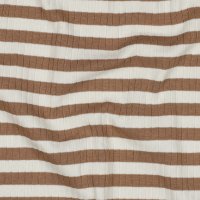 Rib Yarn Dyed Stripes 002 Cinnamon