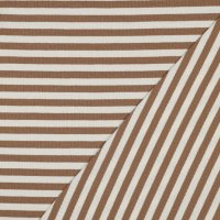 Rib Yarn Dyed Stripes 002 Cinnamon