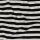 Rib Yarn Dyed Stripes 005 Schwarz