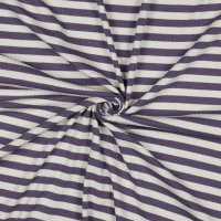 Rib Yarn Dyed Stripes 006 Grape
