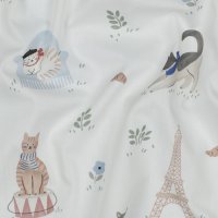 Baumwollstoff Vive la france