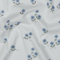 Baumwollstoff Feine Blümchen