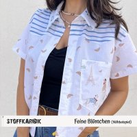 Baumwollstoff Feine Blümchen