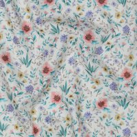 Baumwollstoff Blumen Zauber
