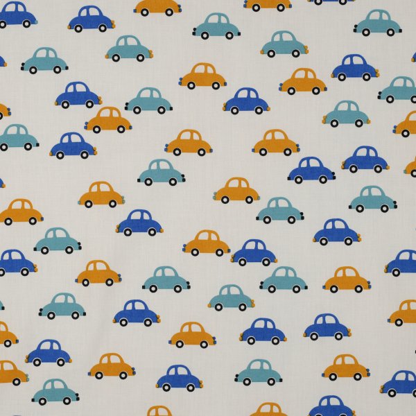 Baumwollstoff Autos