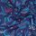 Baumwollstoff Blätter Digital Cobalt