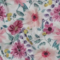 Baumwollstoff Blütenpracht Digital