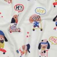 Jerseystoff Hunde Digital