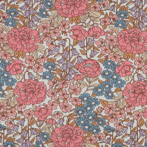 Jerseystoff Blumenpracht