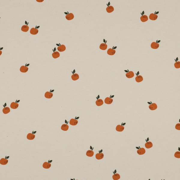 Jerseystoff Frucht Natural