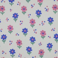 Jerseystoff Glitter Blumen