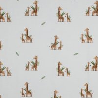 Jerseystoff Süße Giraffe Digital
