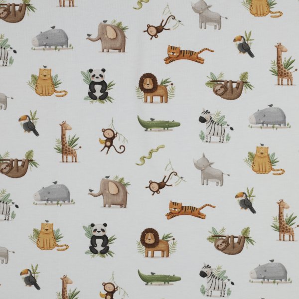 Jerseystoff Zoo Tiere