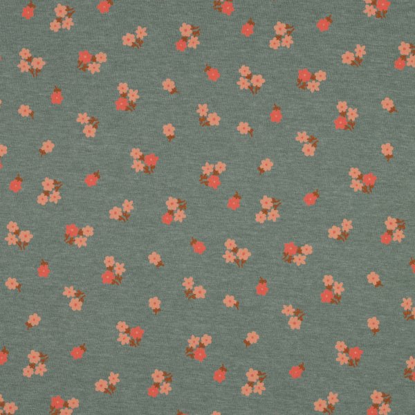 Jerseystoff Flower Melange