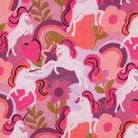 Jerseystoff Einhörner Digital