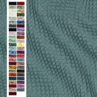 Waffelpique 059 Cyan