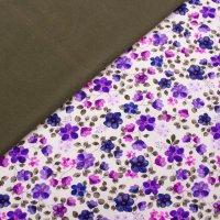 Flower Power Digital Lila Set45