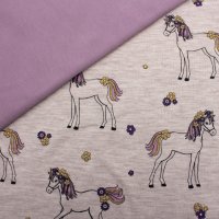 Glitzer Pferde Light Sand Set59