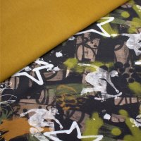 Skater Graffiti Digital Army Green Set 12