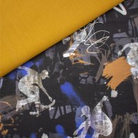 Skater Graffiti Digital Schwarz Set 15