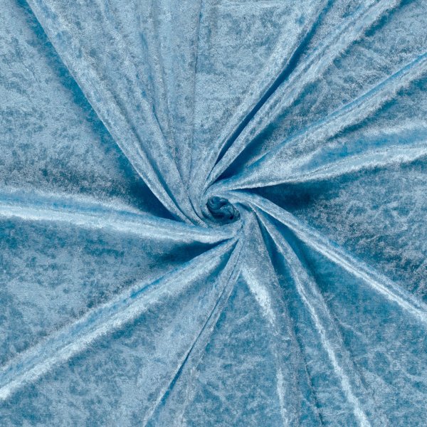 Samt 002 Babyblau