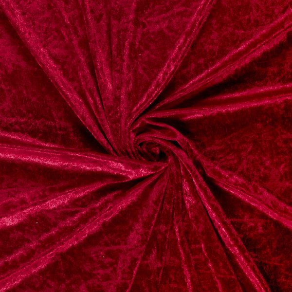 Samt 016 Dunkelrot