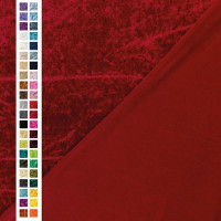 Samt 016 Dunkelrot