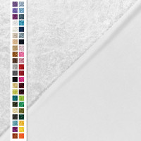 Samt 050 Optisches Weiß