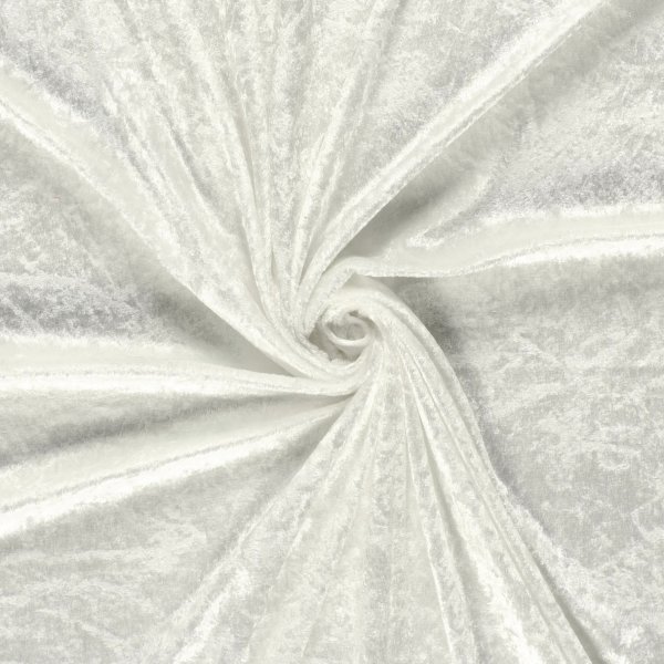 Samt 051 Wollweiß