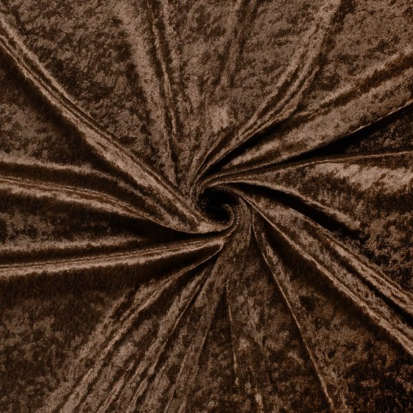 Samt 058 Dunkelbraun