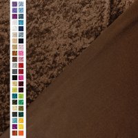 Samt 058 Dunkelbraun