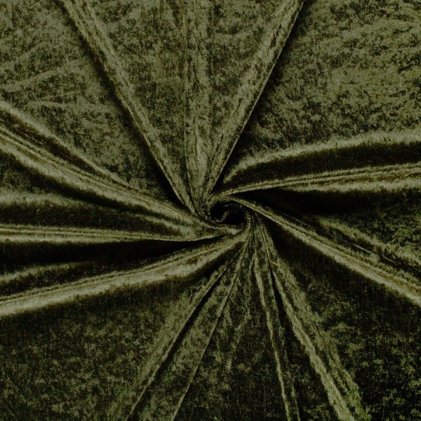 Samt 127 Khaki-Grün