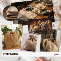 Jute Stoff