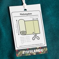 Jerseystoff Leopardenmuster Kamel